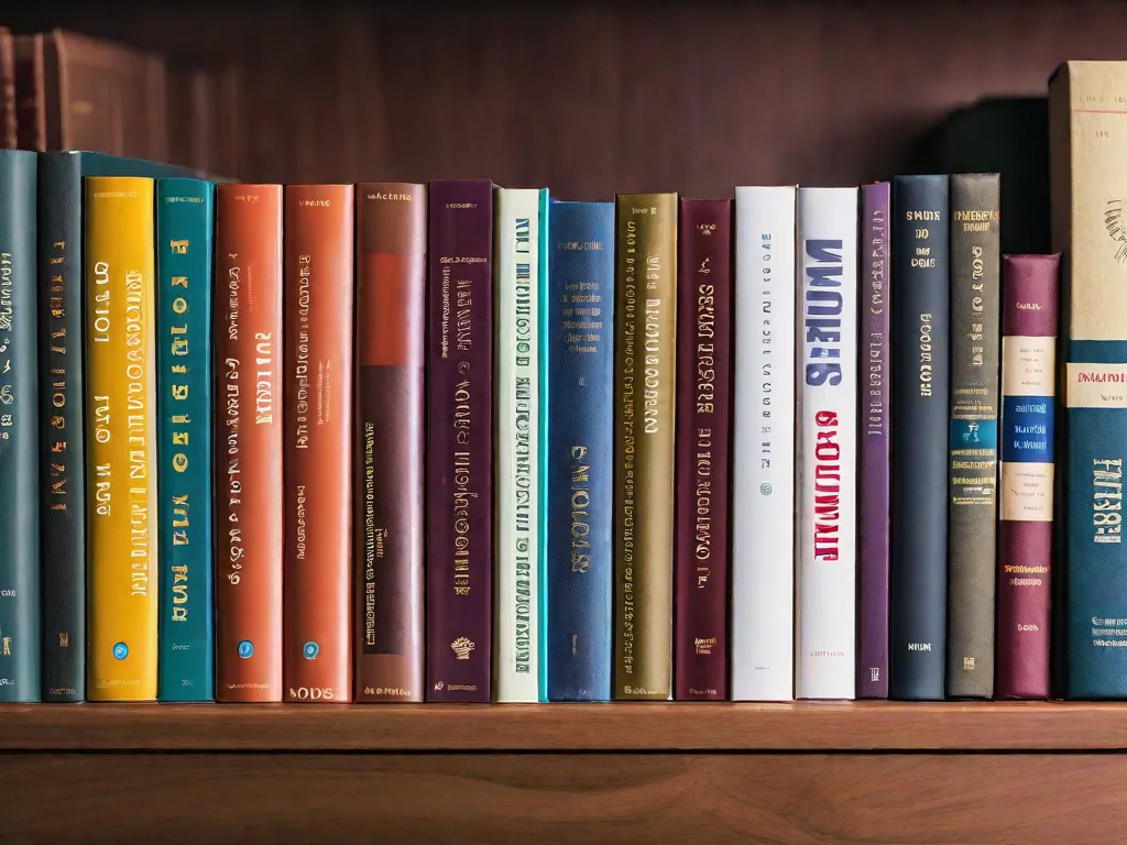 Descrição da imagem: Um close-up de uma pilha de livros com títulos relacionados à política. Os livros estão organizados de forma arrumada, com suas capas coloridas visíveis. Cada livro representa um aspecto diferente da política, abrangendo tópicos como teoria política, sistemas de governo, relações internacionais e justiça social. A imagem simboliza o vasto conhecimento e as perspectivas diversas que