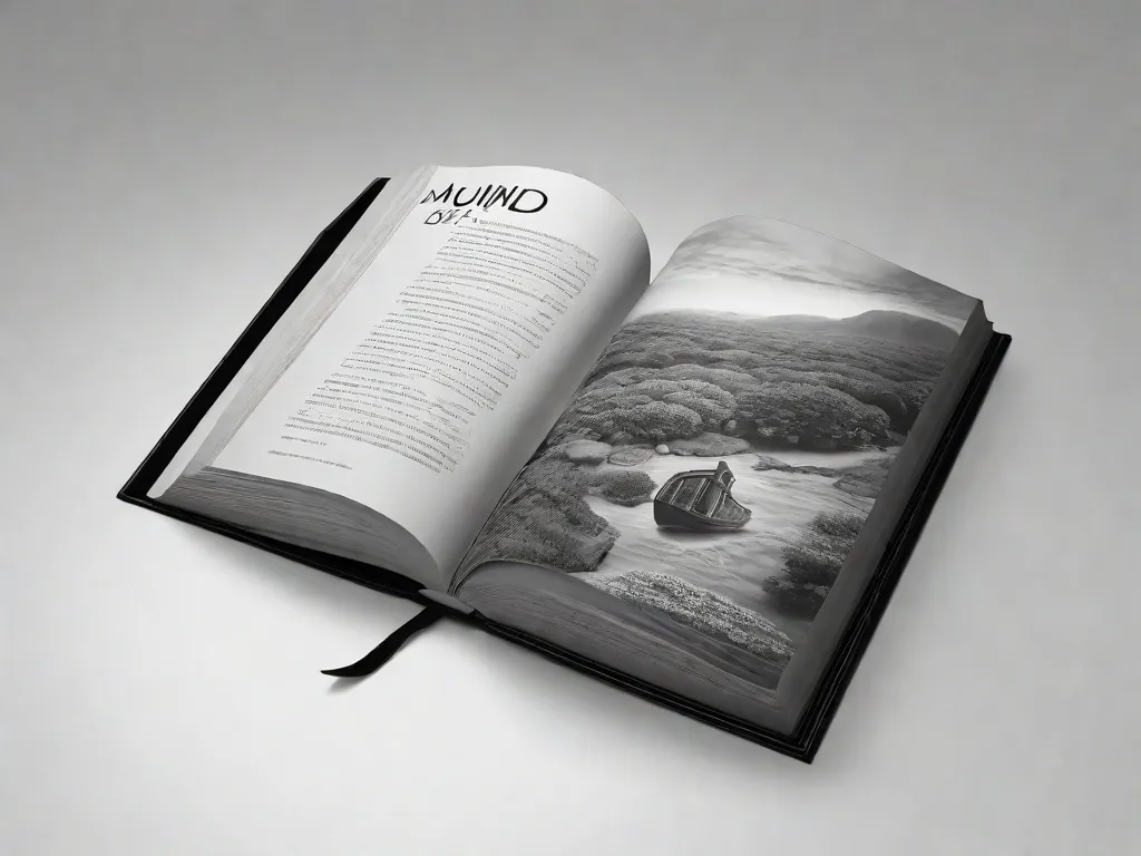 A imagem retrata uma pessoa em pé na beira de um livro vasto e aberto, simbolizando a jornada de explorar a filosofia. A pessoa está segurando uma lupa, examinando os detalhes e conceitos intrincados encontrados nas páginas. Raios de luz iluminam o texto, representando o esclarecimento e a sabedoria adquiridos por meio da exploração filosófica.