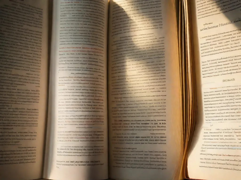 Descrição da imagem: Uma fotografia em close-up de um livro aberto, com raios de sol atravessando as páginas. As palavras nas páginas estão em várias línguas, simbolizando a diversidade da literatura. Essa imagem representa como a literatura pode superar barreiras culturais, promover empatia e paz, e estimular o entendimento entre pessoas de diferentes origens.