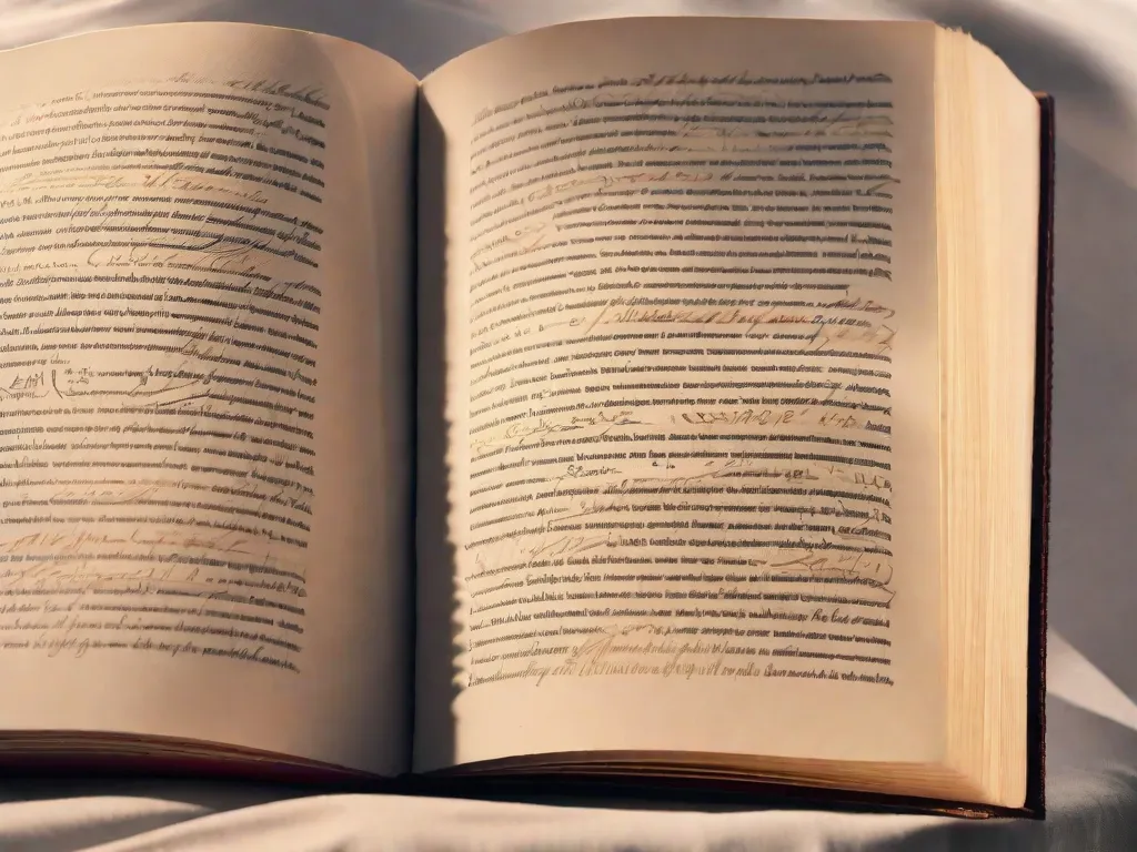 Descrição da imagem: Uma fotografia em close de um livro aberto, com a luz do sol atravessando as páginas. O livro está repleto de anotações manuscritas e trechos sublinhados, mostrando a influência da poesia de Fernando Pessoa sobre os poetas modernos.
