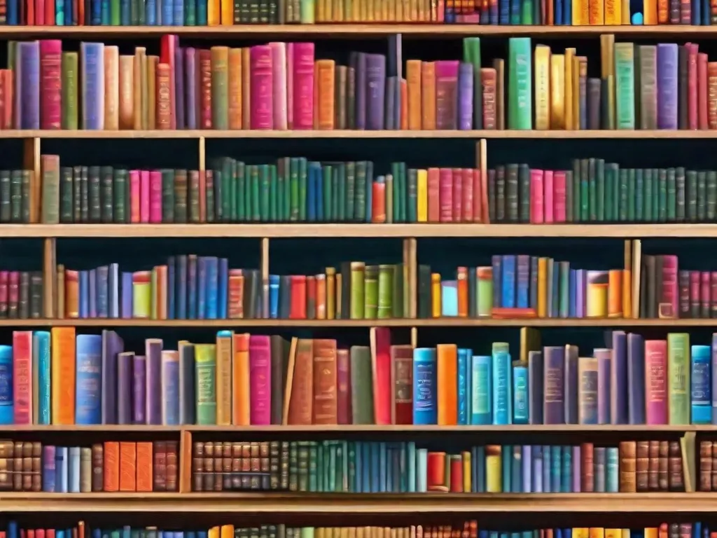 Uma fotografia em preto e branco de um livro aberto com pinceladas vibrantes pintadas em suas páginas. As pinceladas coloridas se transformam em várias formas e figuras, simbolizando a relação dinâmica entre a literatura e as artes visuais na paisagem contemporânea de 2023.