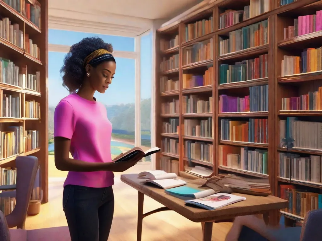 A era digital abriu um mundo de possibilidades para a poesia. Imagine uma biblioteca vibrante e virtual, exibindo uma variedade de livros de poesia em várias plataformas. Poetas de diferentes origens se conectam e compartilham seus versos por meio de comunidades online, criando uma paisagem moderna para a arte florescer.