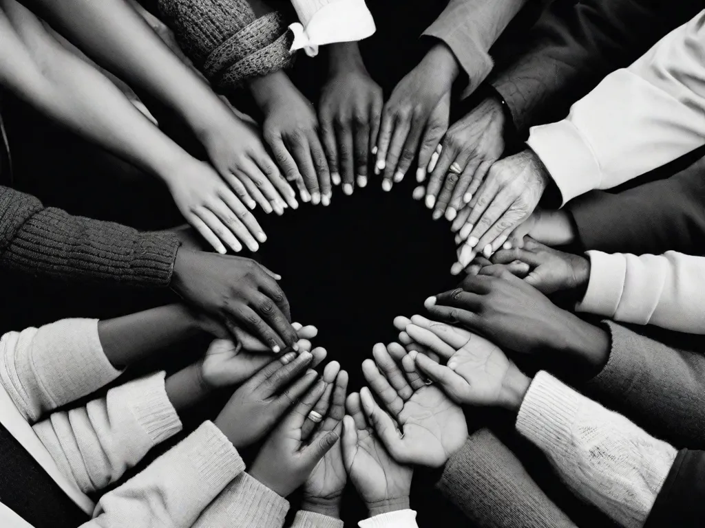 Descrição da imagem:
Uma fotografia em preto e branco captura uma cena de tribunal. No primeiro plano, um advogado confiante e determinado, representando a justiça, está em um pódio. De um lado do tribunal, um grupo diverso de pessoas, simbolizando a sociedade, observa atentamente, suas expressões refletindo uma mistura de esperança e ceticismo. Ao fundo, uma bal