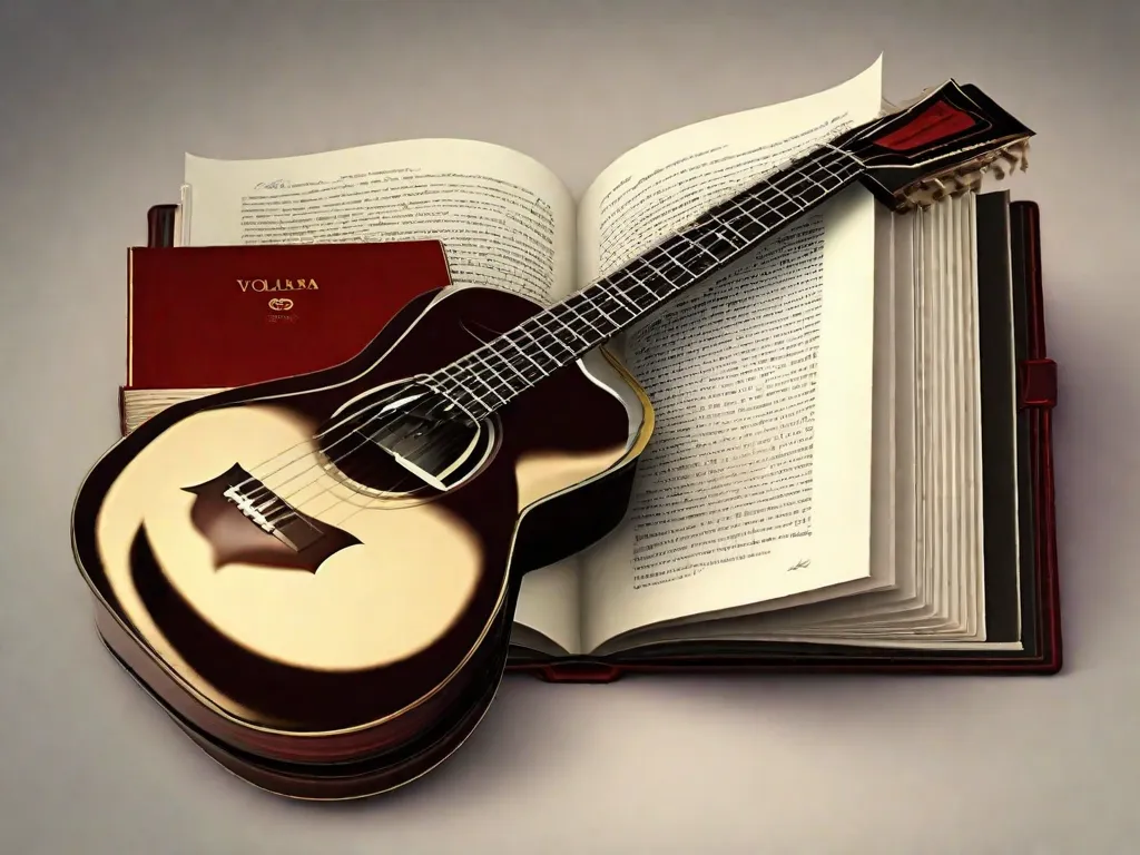 Descrição da imagem: Uma fotografia em close-up de um microfone em um palco, com luzes coloridas vibrantes iluminando o fundo. O microfone está em pé, simbolizando o poder das palavras e da música se unindo. A imagem captura a essência da profunda conexão entre a poesia e a música nas canções brasileiras, onde as letras ganham vida através de harmonias melódicas.