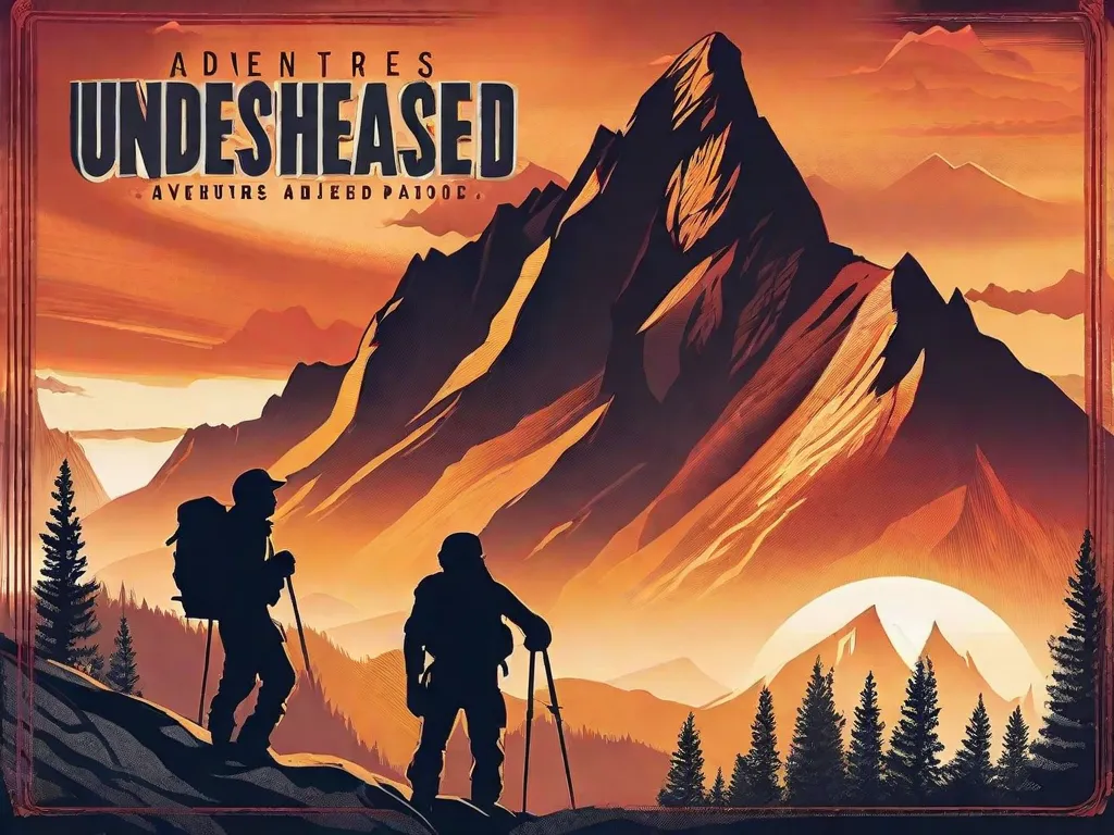 Descrição da imagem: Uma emocionante capa de livro apresentando um pico de montanha acidentado contra um pano de fundo de pôr do sol ardente. O título