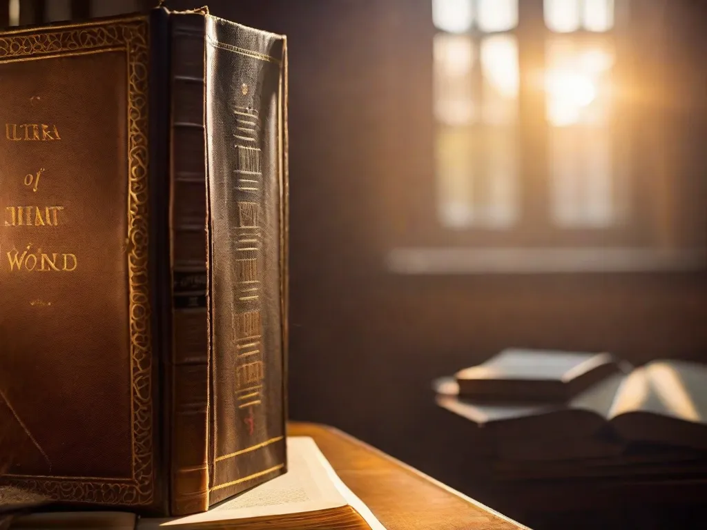 Descrição: Uma imagem em close-up de uma pilha de livros antigos e desgastados, com capas desbotadas. Cada livro representa um gênero diferente de literatura, mostrando a diversidade e a riqueza da narrativa. Os títulos nas lombadas evocam uma sensação de nostalgia e curiosidade, convidando os leitores a embarcar em aventuras literárias.