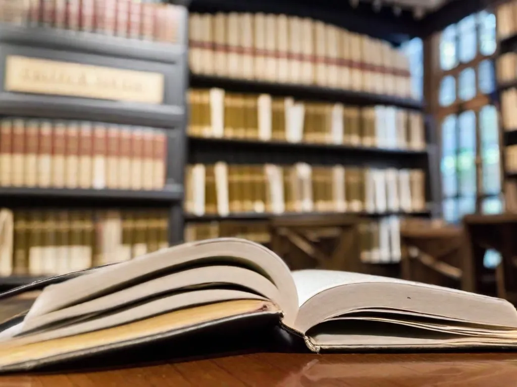 Descrição da imagem: Um close-up de um livro desgastado com um título que diz