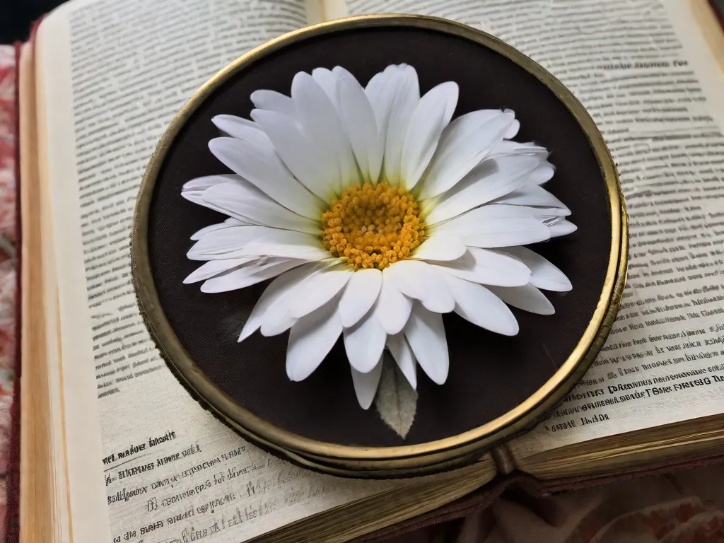 Uma imagem em close-up de uma cópia de bolso desgastada de