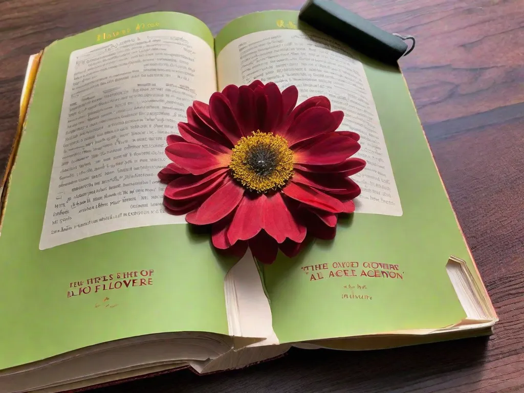 Uma imagem em close de uma cópia desgastada em brochura de