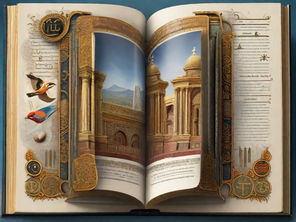 Uma imagem em close de um livro com o título