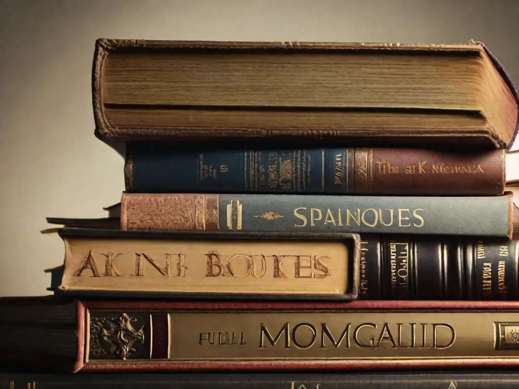 Uma imagem em close-up de uma máquina de escrever vintage desgastada, com uma pilha de livros ao lado. As teclas da máquina de escrever estão levemente enferrujadas, simbolizando a passagem do tempo, enquanto os livros representam a beleza atemporal da literatura. A imagem evoca uma sensação de nostalgia e o poder das palavras escritas.