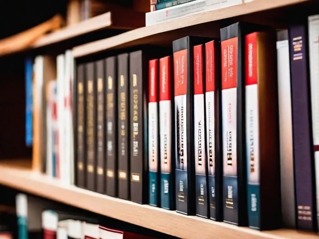 Descrição da imagem: Uma fotografia em close-up de uma estante de livros cheia de várias edições do influente livro de Robert Cialdini 