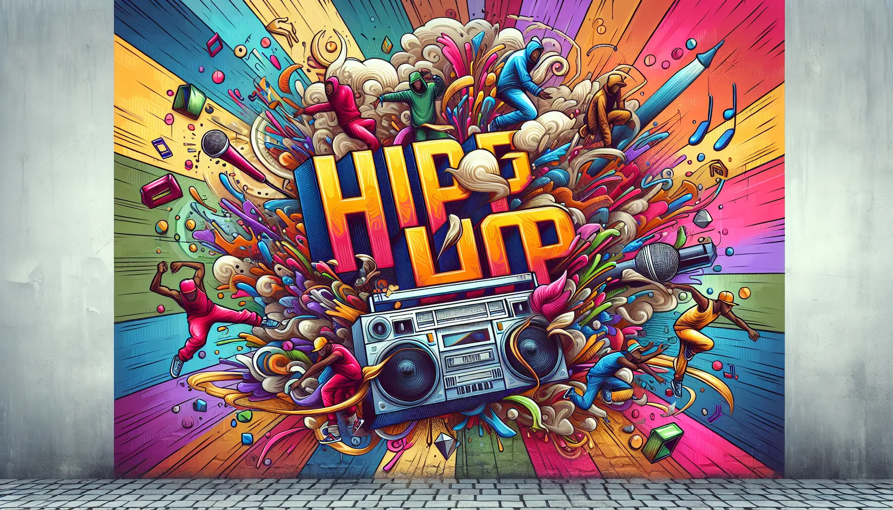 O Hip Hop, uma forma de expressão artística que inclui música, dança, grafite e moda, tem suas raízes na cultura afro-americana e latino-americana. Surgiu em meados da década de 1970 no Bronx, bairro de Nova York, como uma resposta à realidade social e econômica da época.

O Hip Hop nasceu em meio à pobreza, desemprego e violência que afetav