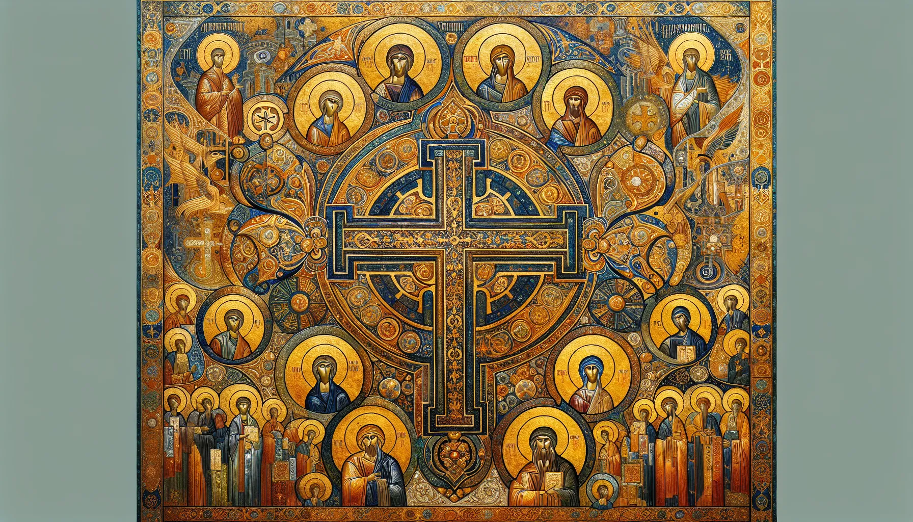 A arte bizantina é uma forma de expressão artística que se desenvolveu no Império Bizantino, entre os séculos V e XV. Essa arte é caracterizada por sua rica simbologia e significados profundos.

Os símbolos mais comuns na arte bizantina são os ícones religiosos, que retratam Cristo, a Virgem Maria, os santos e os anjos. Essas imagens são consider